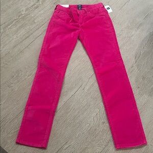 GAP Kids Pink Velvet Skinny Pants